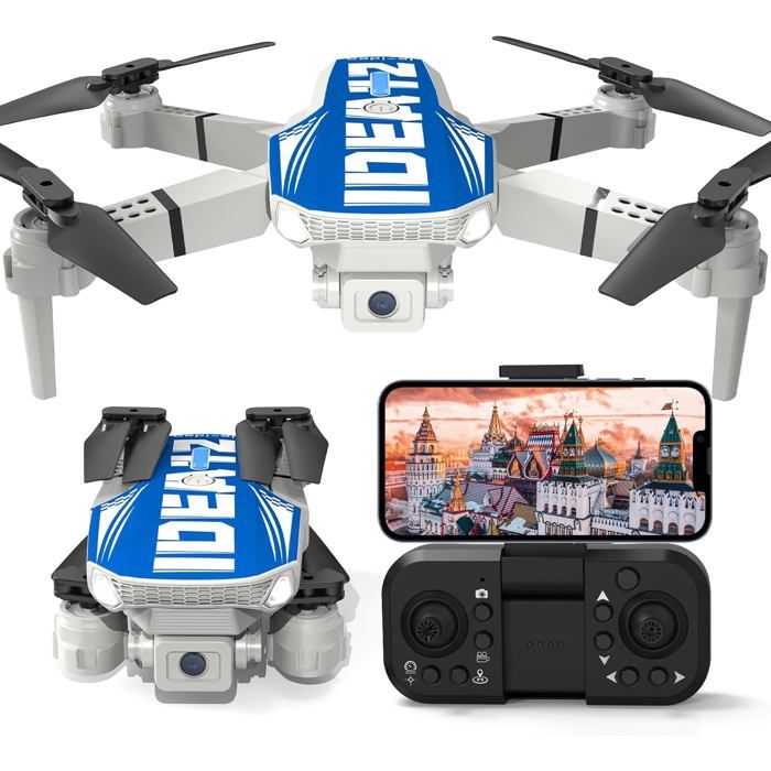Drone K600 Avec Caméra 1080P, Moteur Brushless, Vol Stationnaire, Décollage/atterrissage 1 Touche, Pliable, Moins De 250g – Débutant Et Adulte
