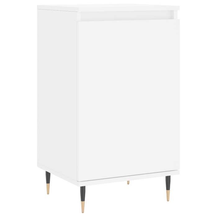 Sarazyj®Buffet de Cuisine KENNETH - ENFILADE - Armoire Bas vitrine blanc 40x35x70cm - Bois d’ingénierie - 986620