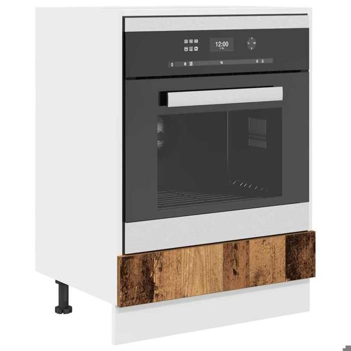 Vaisselier/Buffet de cuisine - Rustique Armoire suspendue avec stockage - Bois ancien - 60x46x815 cm@979229