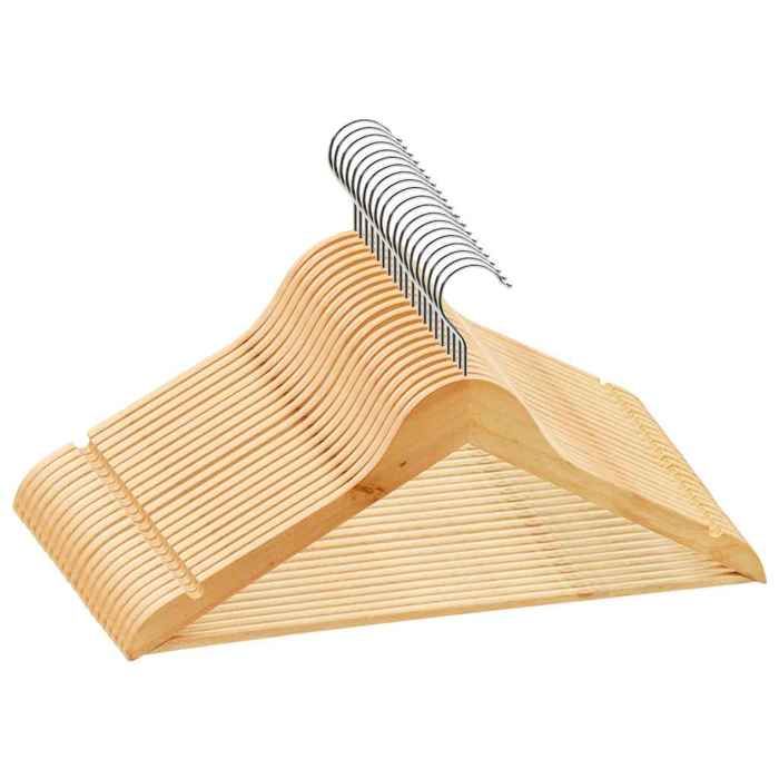 EASYLIFE Cintres antidérapants 20 pcs Bois dur VIDAXL Cadre stable LL6231 EASYLIFE Cintres antidérapants 20 pcs Bois dur VIDAXL Cadre stable LL6231