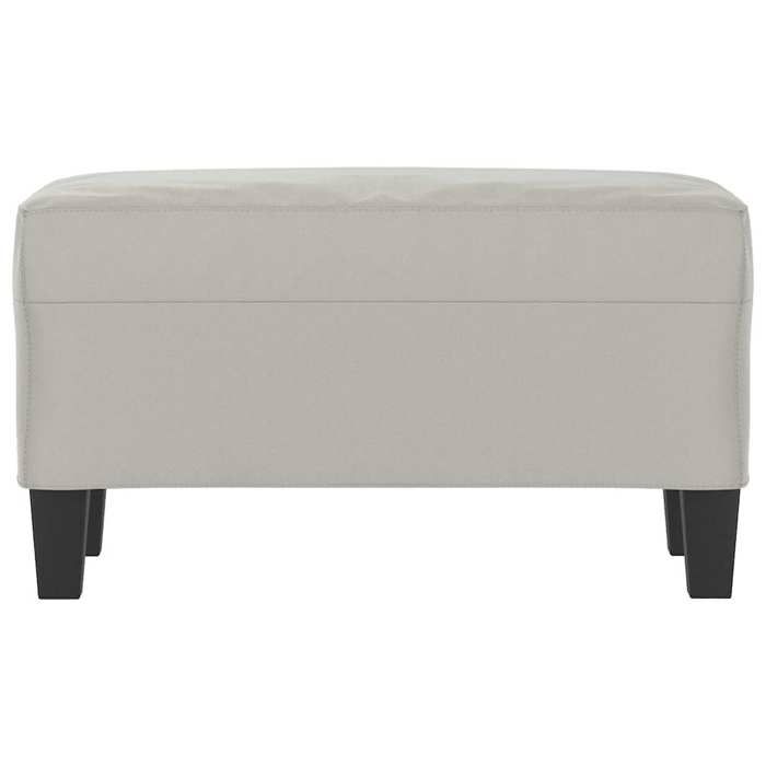 Meuble de couloir - Banc - Gris clair - 70x35x41 cm Tissu microfibre - design élégant - pour maison(57861）