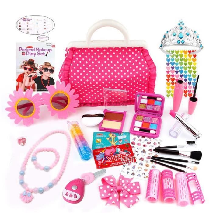 Fille jouet 3-7 ans Kit de vinaigrette enfants Simulation maquillage  fourre-tout cadeau fille - Cdiscount Jeux - Jouets