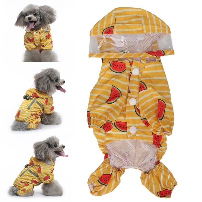 Poncho De Pluie Enfant Ynport - Léger, Imperméable Avec Capuche Et Bandes Réfléchissantes