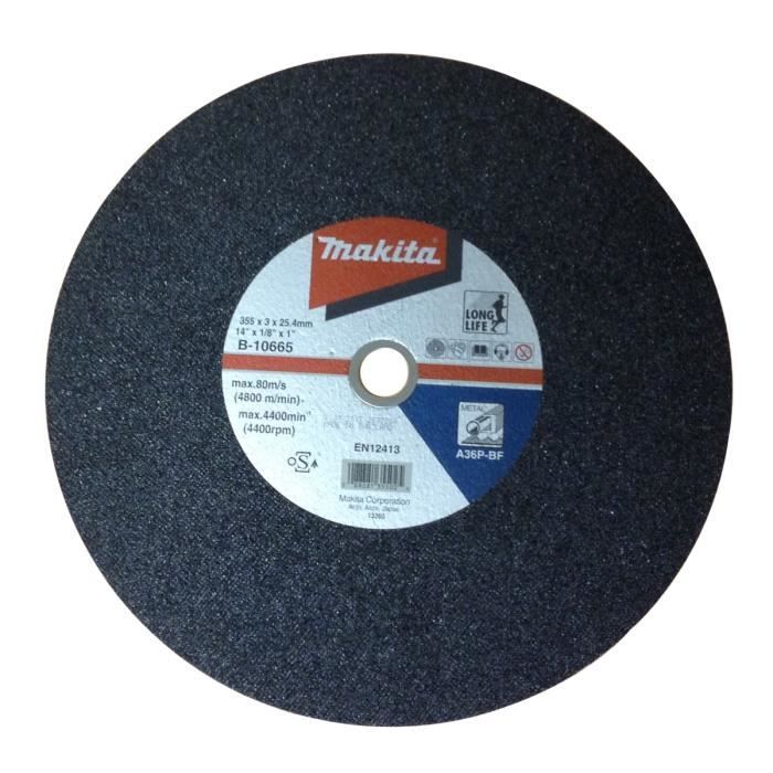 Scie à métaux Makita B-10665 - Disque de 14 - Coupe de métal abrasif