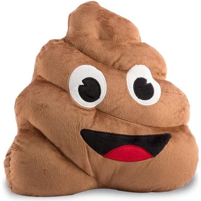 Coussin Smiley Crotte Oreiller Emoji Petit Caca Matiere Coussin 100 Polyester Dimensions 30 X 32 X 9 Cm Fonctions Cou Cdiscount Maison