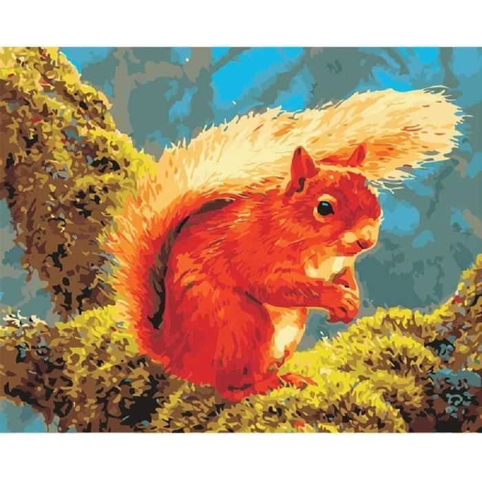 Puzzle Jigsaw Ecureuil Roux Sur L Arbre Cadeau D Anniversaire 35x52cm 126 Cdiscount Jeux Jouets