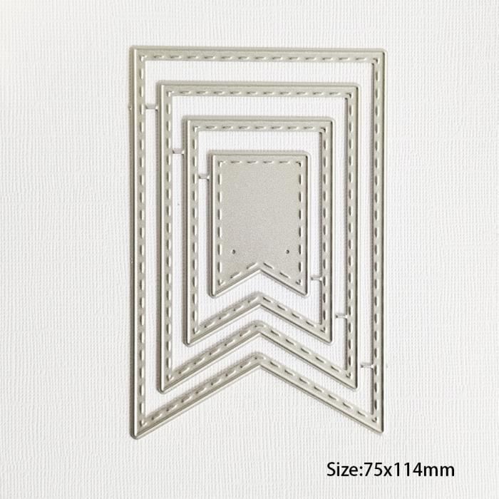 Metall-Stanzschablonen Set – Runde Motive Für Scrapbooking, Kartenbasteln & DIY-Projekte