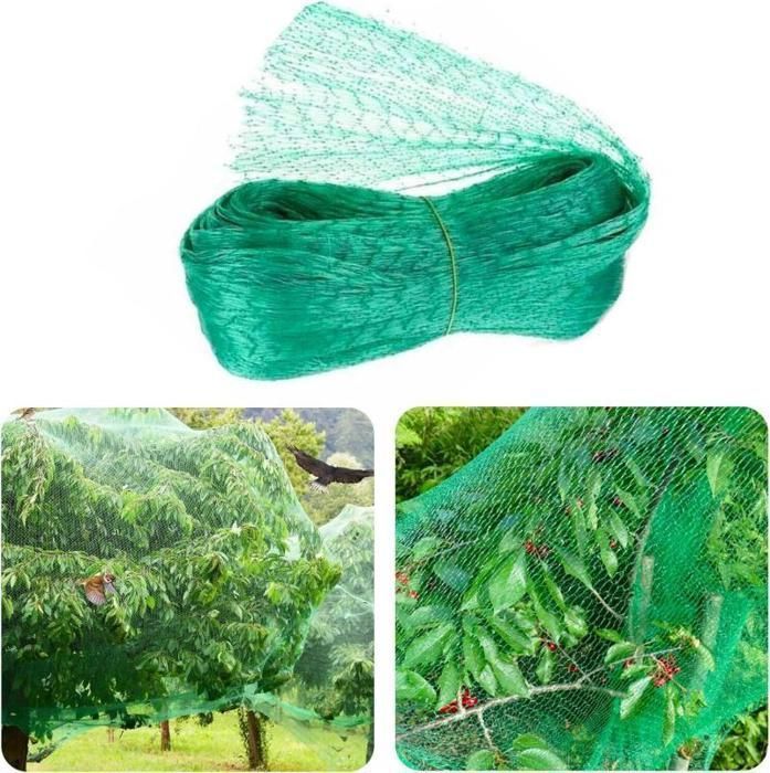 Meilleurs prix pour MTEVOTX  Filet Anti Oiseaux 4x10M Filet Arbre Fruitier, Filet de Protection Jardin, Filet Protection Oiseaux