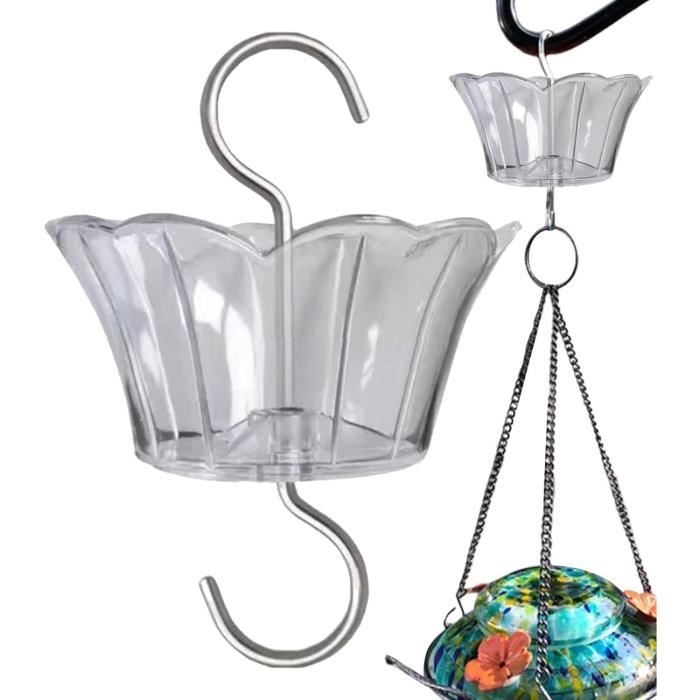 Lot De 2 Mangeoires Pour Colibri à Suspendre à L'extérieur - 473,6 G - 5 Ports