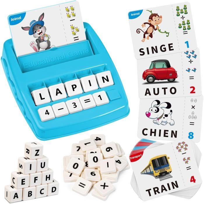 Jouet Fille 3 4 5 6 7 8 Ans, Jeux Educatif 3-8 Ans Cadeau Garcon 3-8 Ans  Apprendre A Lire Jouet Enfant 3-6 Ans Garçon Jeux D[u447] - Cdiscount Jeux  - Jouets