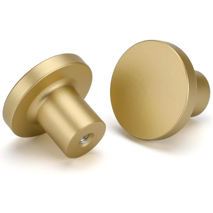 Bouton De Meuble Doré