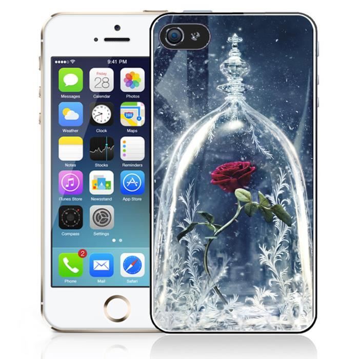 Coque Iphone 5c Rose La Belle Et La Bete Achat Coque Bumper Pas Cher Avis Et Meilleur Prix Cdiscount