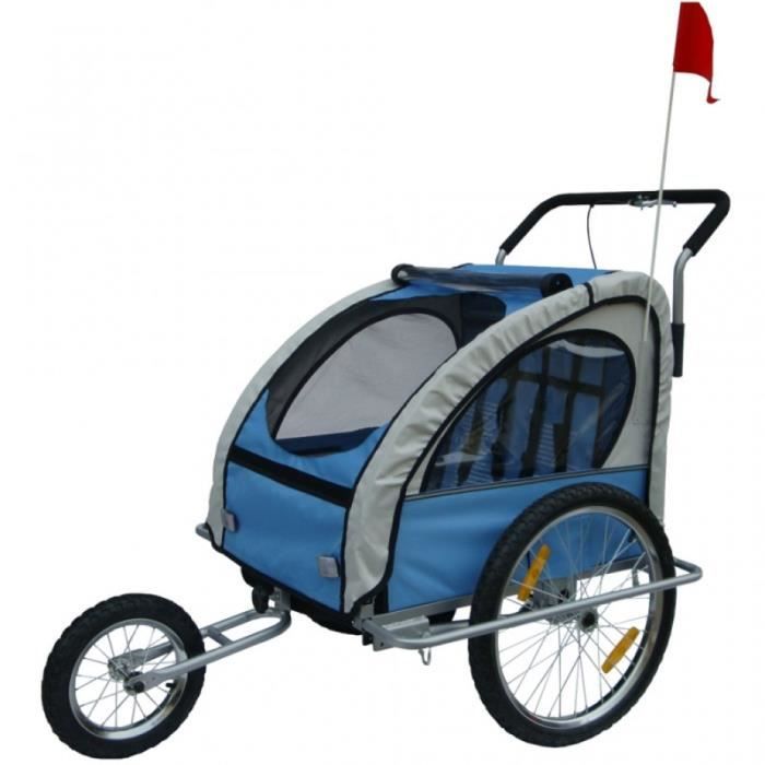 Test de la remorque vélo 3 en 1 Homcom : jogger pour enfants