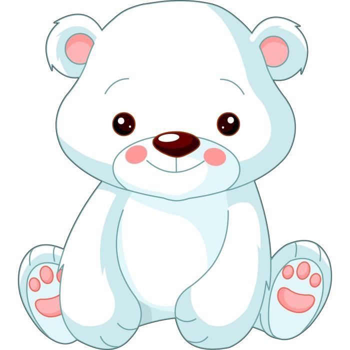 Stickers Nounours Stickers Enfant Nounours Hauteur Hauteur 55cm Cdiscount Maison