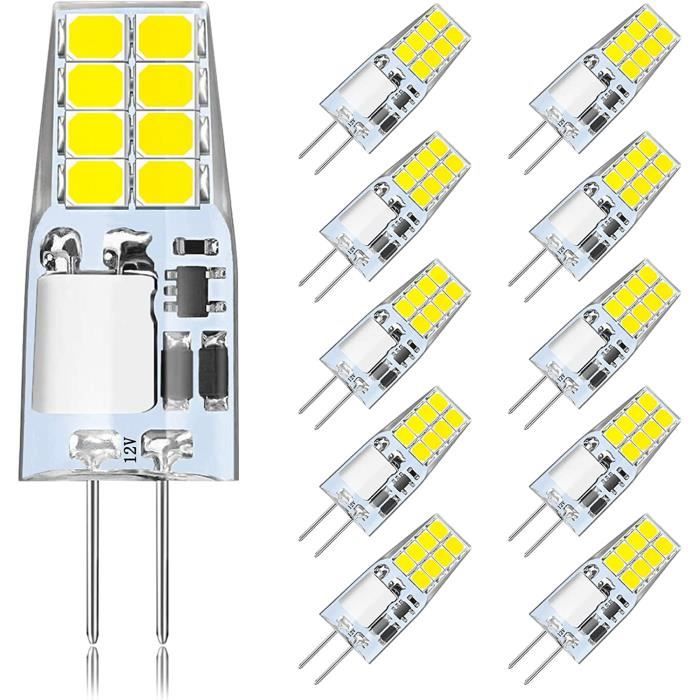 NXYXAmpoules LED G4,Blanc Froid 6000K,300Lm,3W Ampoules LED,Equivalent