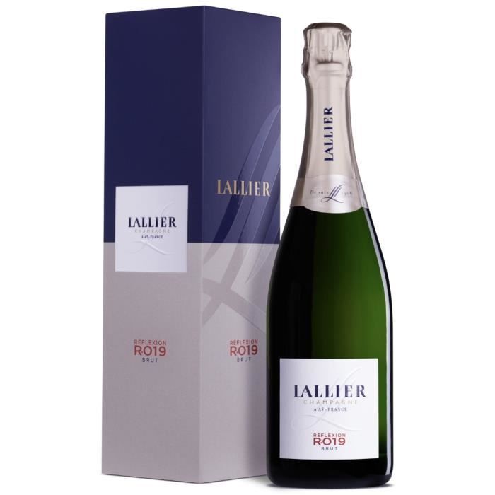 Champagne Lallier R021 Brut avec etui - La cave Cdiscount