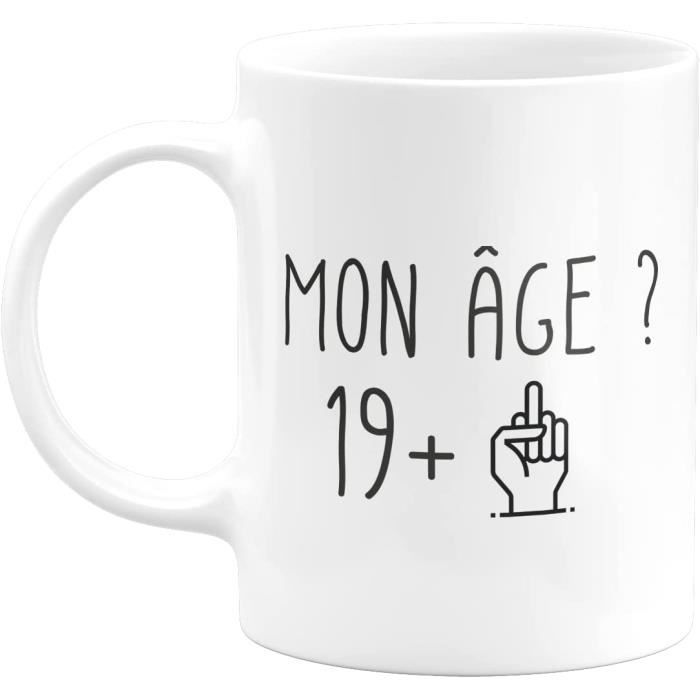 Mug Anniversaire Ans Cadeau Humour Pour Homme Et Femme 417 Cdiscount Puericulture Eveil Bebe
