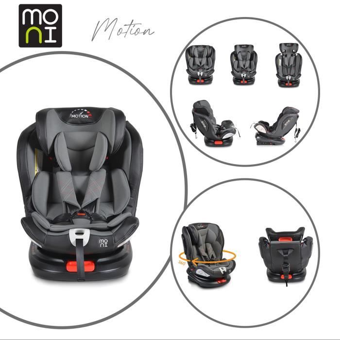 Siège Auto pivotant 360° - ISOFIX - Groupe 0+/1/2/3 - poids 0-36kg