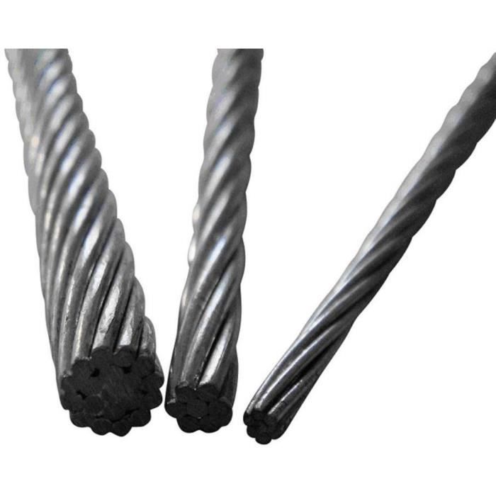 Cable en acier galvanisé 3mm à prix réduit sur notre plateforme Rentools