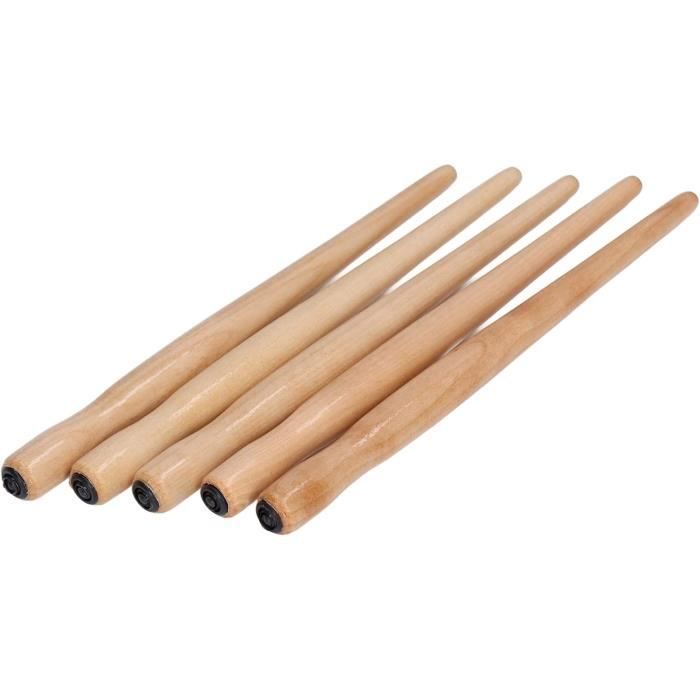 PATIKIL Support De Pinceaux Calligraphie 4 Ports En Bois - Porte-Stylo Chinois