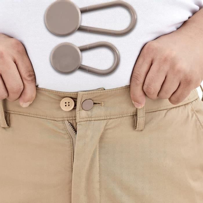 EIHI - 8 Paires De Boutons De Taille Amovibles Et Réglables Pour Pantalons & Jeans - Ajustez Votre Taille Sans Couture ! - 8