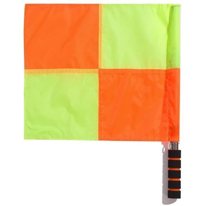 Drapeau Arbitre Mini - SHIPENOPHY - Football - Haute visibilité - Sac de stockage - Confortable à tenir