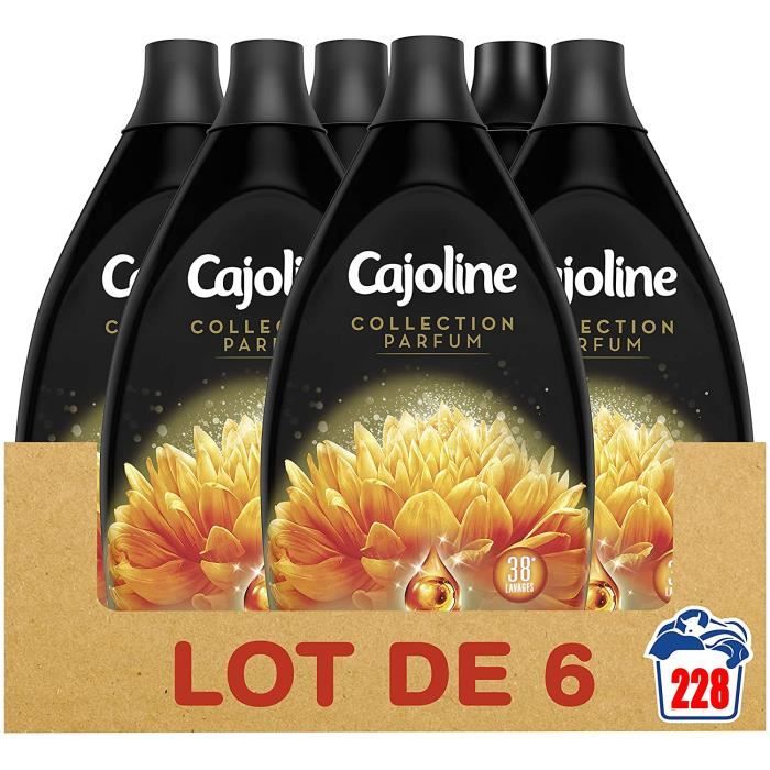 LOT DE 6 - CAJOLINE Collection Parfum - Adoucissant linge