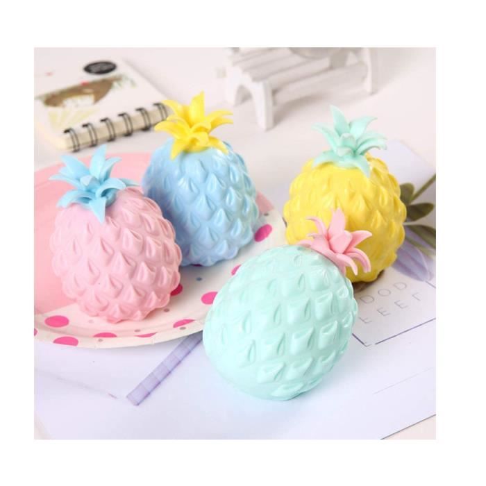 Pink Jouet Sensory Fidget Simulation Jouet de décompression dananas Jouet de libération de Pression de Bureau Ananas Reliever Fidget Toy LICHENGTAI Ananas Antistress Fidget Toys 