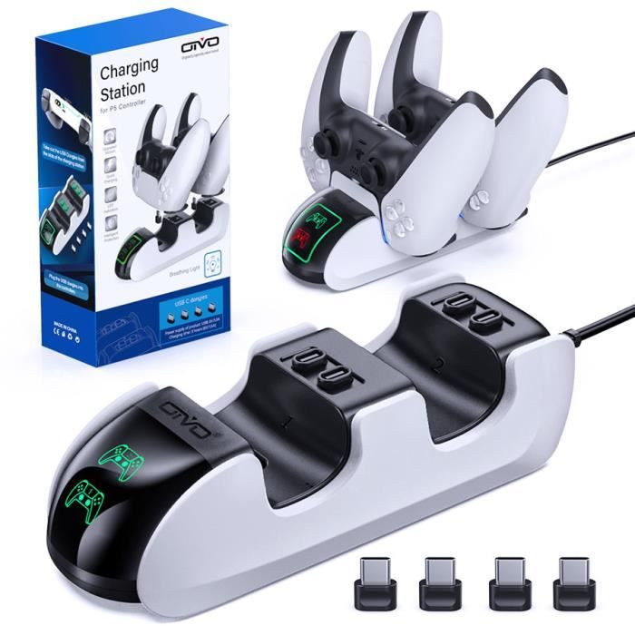 Station Charge Rapide Manette PS5 DualSense Station Charge Manette sans