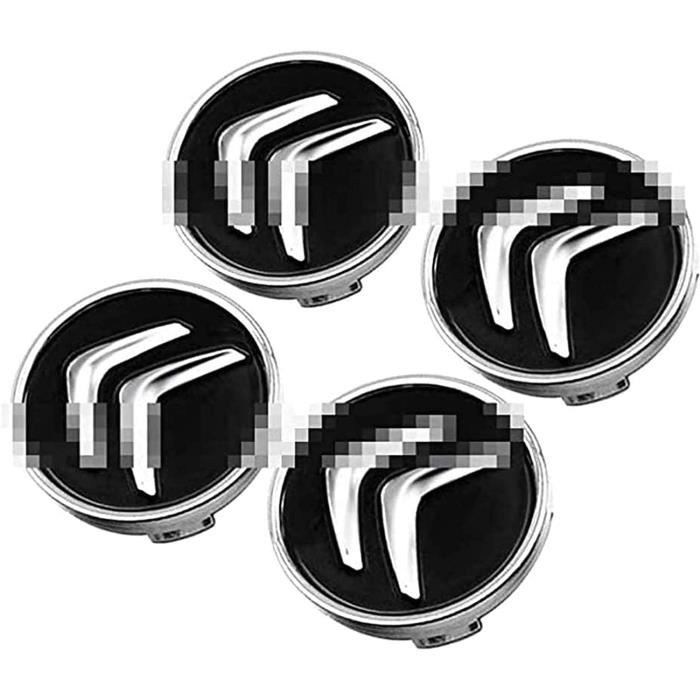 DLLHL Auto Cache Moyeux Pour Citroen DS4 2011-2015,ABS Cache De Roue Centrale Capuchons Moyeu Voiture Centre De Jante Capuchons Résistant à La Chaleur Décoration De Pneus,Red