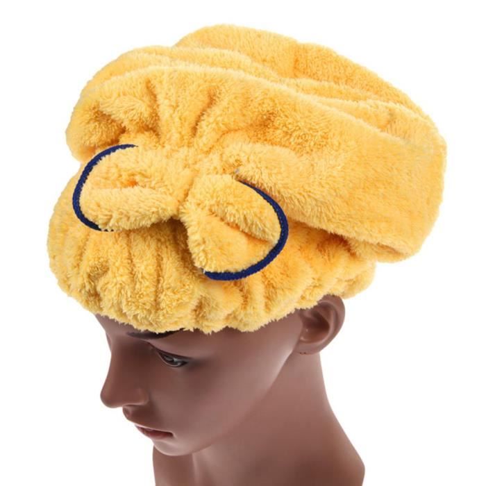 Serviette Cheveux Wrap Séchage Rapide Imprimé Animal - Turban Absorbant Bleu Pour Femme Et Enfant
