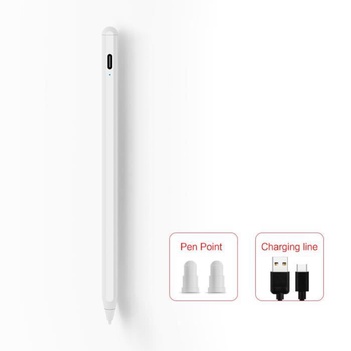 Stylet actif pour tablette Samsung Galaxy A8 A7, pointe en plastique avec  crayon de dessin précis et précis, compatible avec Samsung Galaxy Tablet A8