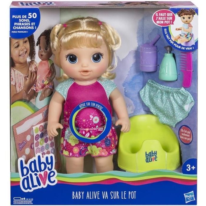 Poupée Baby Alive qui grandit et parle, Poupées