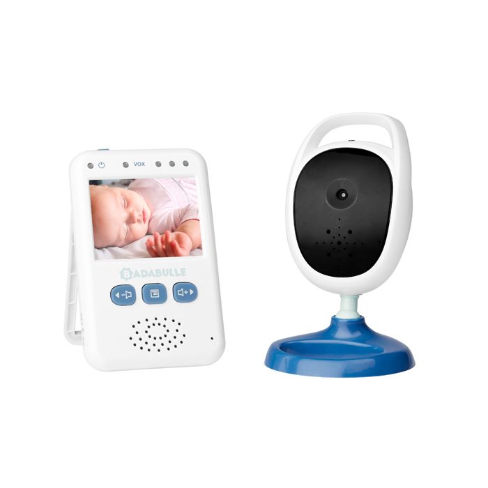 Badabulle Babyphone vidéo - Portée 250m - Vision infrarouge - Ecran 2,4\