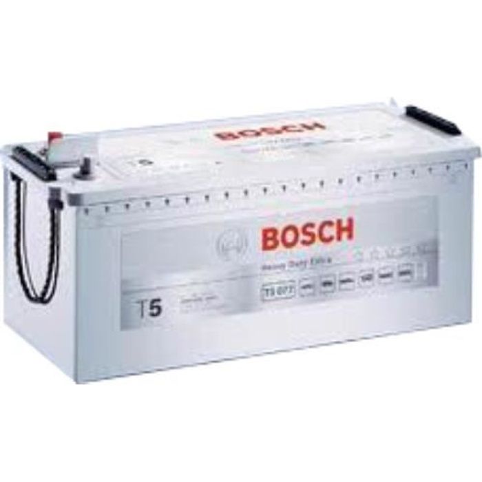 Batterie poids lourd Bosch 12V 225 Ah 1150 A Réf: 0092T50800 - Achat /  Vente batterie véhicule Batterie poids lourd Bosch … à prix barré  4047024345058 - Cdiscount