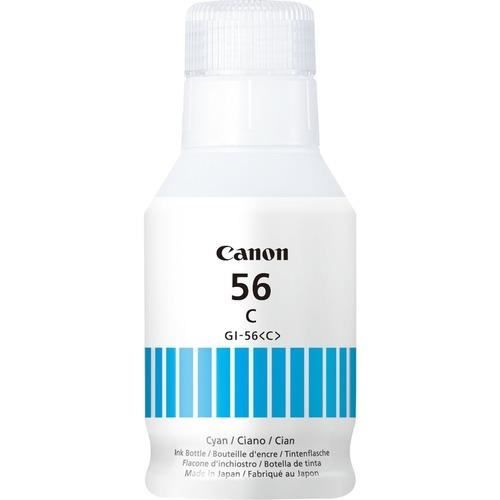 Bouteille dencre - CANON - GI-56BK - Cyan - Compatibilité MAXIFY GX - (4430C001)