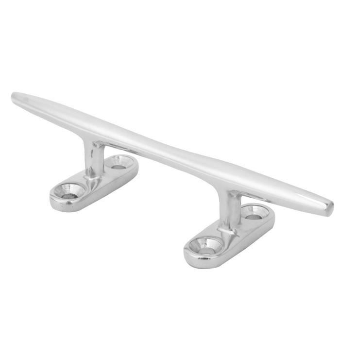 Taquet D'amarrage En Acier Inoxydable 316 – Base De Corde Polie Miroir, Résistant à La Corrosion, Pour Bateau Et Quai (8 Pouces)