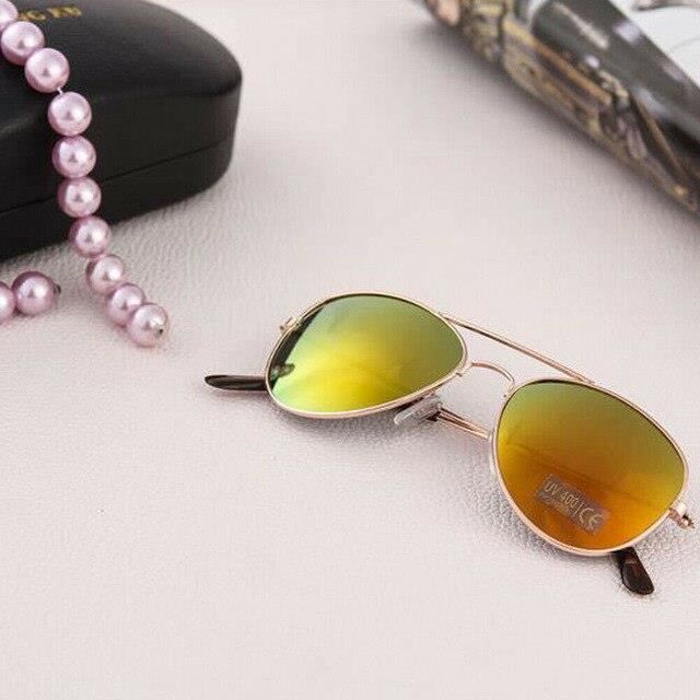 Lunettes de Soleil Aviateur Polarisées à La Mode pour Garçons Et Filles