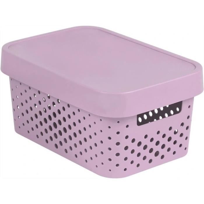 Boîte ajourée Curver Infinity 11l rose - CURVER Boîte ajourée Curver Infinity 11l rose - CURVER