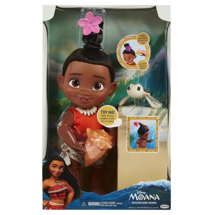 Disney - 56805 - Vaiana Bébé Interactif 38 cm - Cdiscount Jeux - Jouets