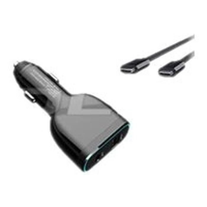 DLH Adaptateur d'alimentation pour voiture - 60W - USB-C