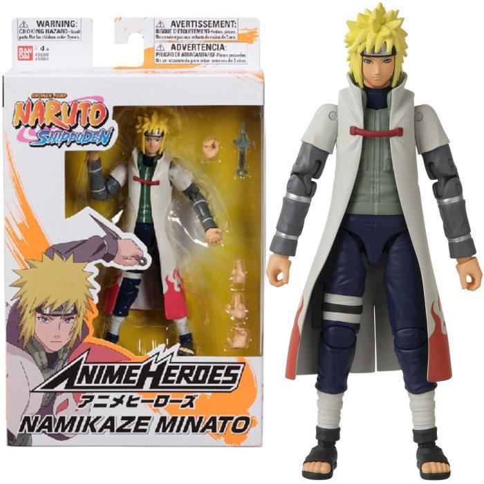 Figurine Namikaze Minato - Naruto Shippuden - Anime Heroes 17 cm - Bandai