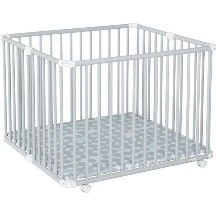Parc Pliant Rectangulaire Gris La Chambre De Bebe Bebe Puericulture