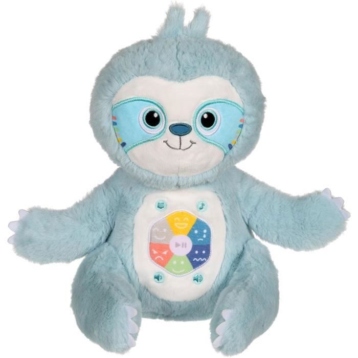 Gipsy Toys Siméon Mon Conteur d'Emotions Peluche interactive musicale et conteuse d'histoires 28 cm