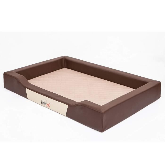 Comparer les prix de HobbyDog  Cordura Deluxe Lit pour Chien, Large, Marron - 5902052046058