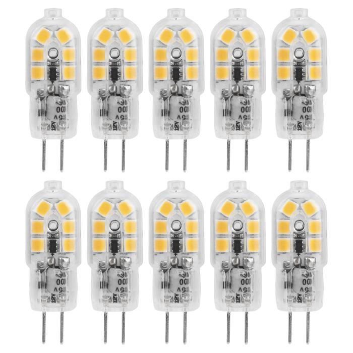 Ampoule 10 Pcs LED Ampoules G4 3W lustre éclairage 220v lumière