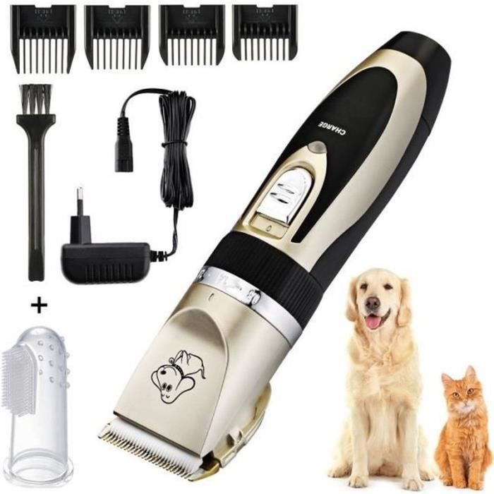 Comparer les prix de TONDEUSE POUR Tondeuse pour Chien et Chat Animaux Professionnelle Electrique Silencieuse Sans Fil Tondeuse a Chien Poil