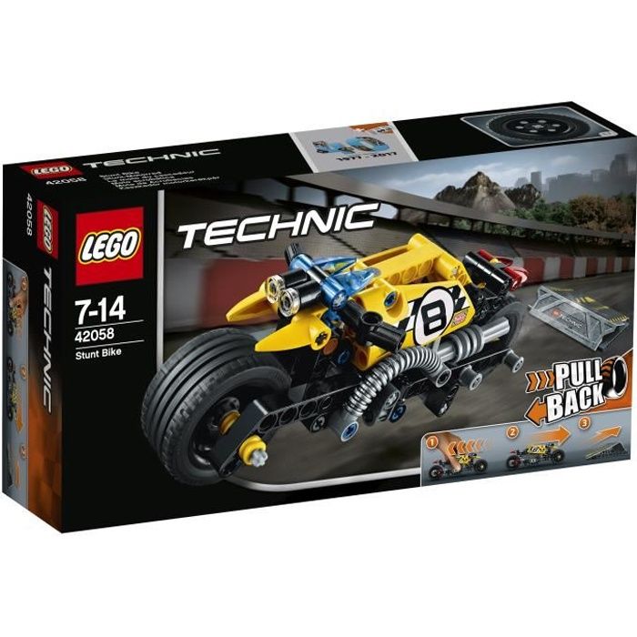 LEGO® Technic 42058 La Moto du Cascadeur - Cdiscount Jeux - Jouets