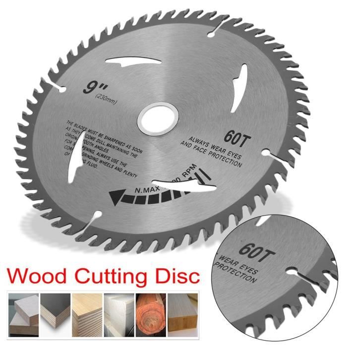 Disque pour couper le bois 9 60T - Cdiscount Bricolage