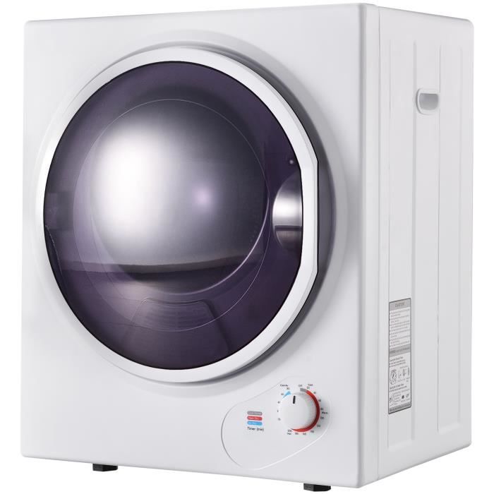 Sèche-linge mural - LEYTN - 2.5 kg - 850W - 62dB - Minuterie 200 mins - Blanc - Leytn
